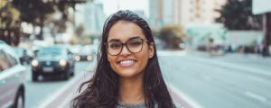 Girl Wearing Glasses