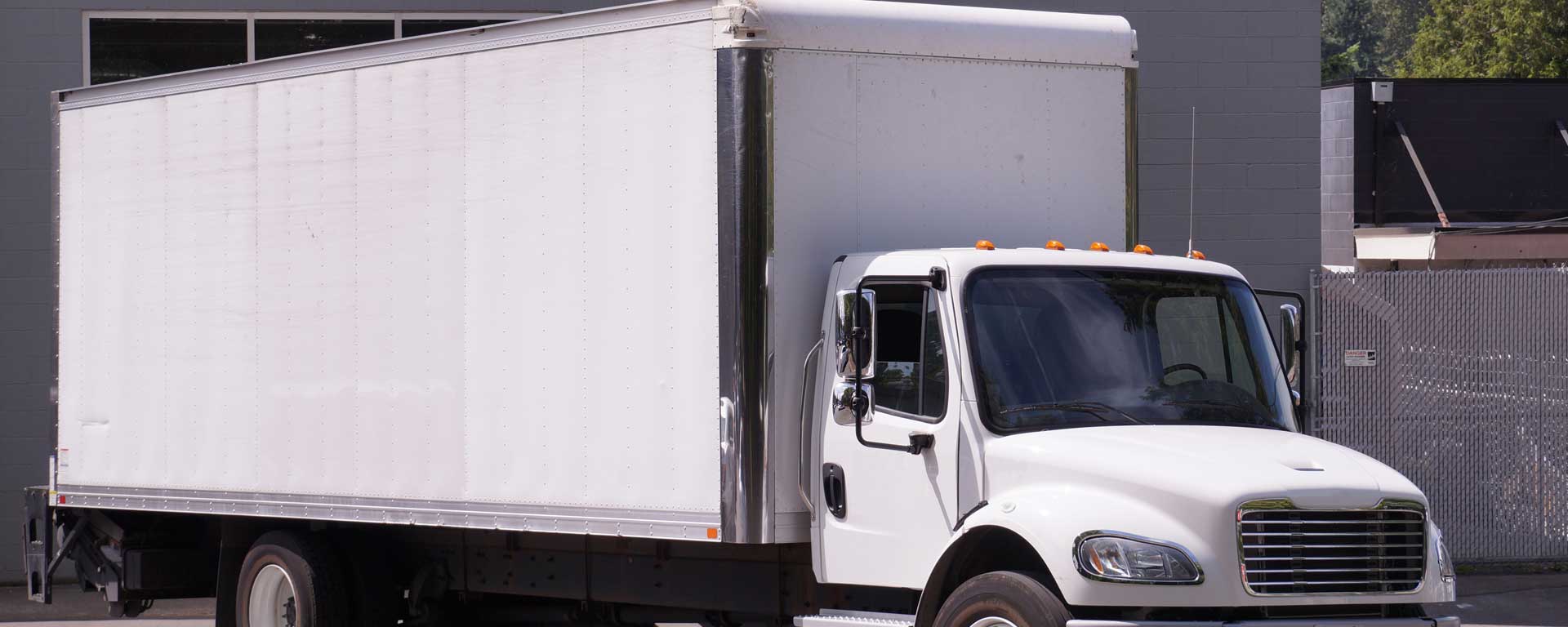 White Delivery Truck